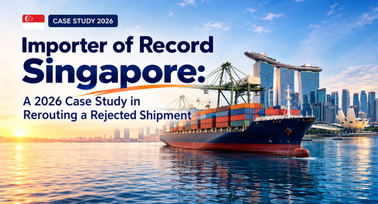 Importer of Record Singapore A 2026 Case Study in Rerouting a Rejected Shipment (1)