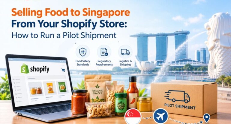 Selling Food to Singapore From Your Shopify Store How to Run a Pilot Shipment