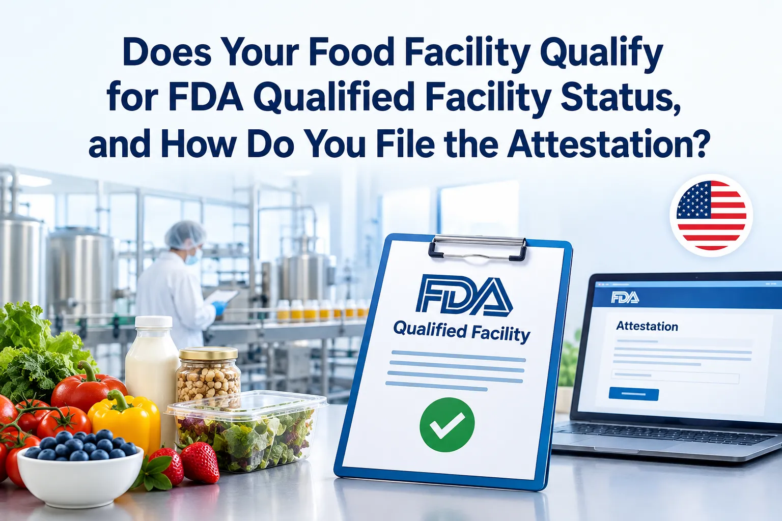 Does Your Food Facility Qualify for FDA Qualified Facility Status, and How Do You File the Attestation