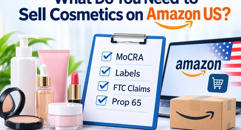 What Do You Need to Sell Cosmetics on Amazon US MoCRA, Labels, FTC Claims and Prop 65